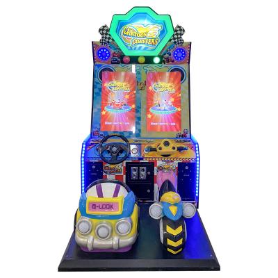 China Coin Operated Arcade Game Kids Game Metal+Wood Cartoon Coasters Kids Video Game Machines For Sale for sale