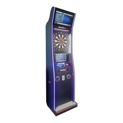 China Wholesale Metal and Wooden Case Unique Design Taiwan Most Popular TV Straight Soft Tip Electronic Dart Game Machine for Sale for sale