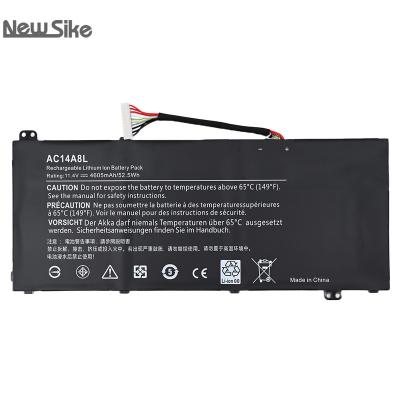 China AC14A8L 52.5Wh 4605mAh LAPTOP Laptop Battery AC14A8L For Acer Aspire VN7-571 VN7-571G VN7-572 VN7-572G VN7-591 VN7-591G Battery AC14A8L for sale