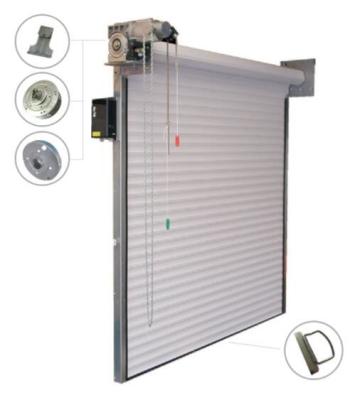 China SGS BV 130mm Spring Box For Rolling Shutter Door for sale