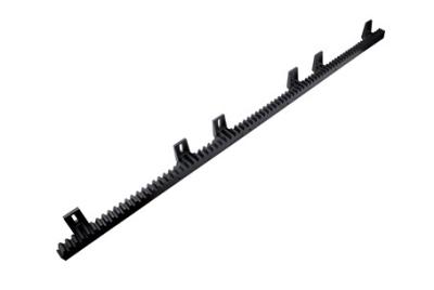 China Rack Driven Sliding Gate Opener 1m Length Black Nylon M4 Built In Steel Bar for sale