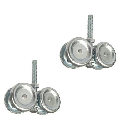 China Galvanized Steel Trolleys Barn Door Hangers 55mm diameter for sale