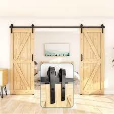 China Hardware kit for a particularly strong and quiet sliding barn door Simple and easy to install Suitable for a wide 60-inc for sale