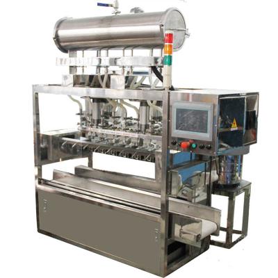 China 8 Nozzles Chemical Automatic Bottled Water Filling Line / BIEVO Bottled Water Making Machinery for sale