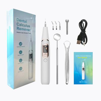 China Portable Handheld Tooth Scaler Whitening Electric Dental Rechargeable Ultrasonic Teeth Plaque Remover Teeth Remover for sale