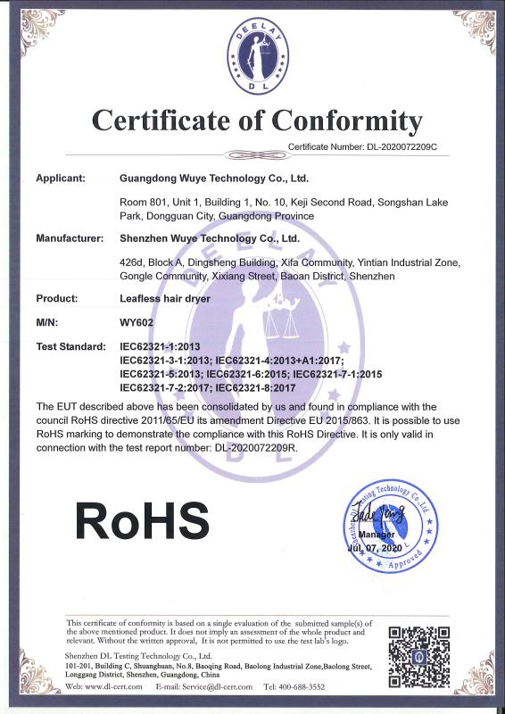 RoHS - Dongguan Fusong Industial Co., Ltd.