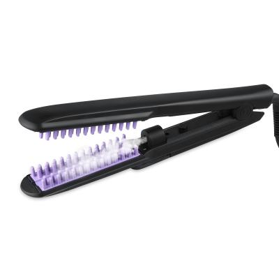 China Home Hot Product Electric Splint Comb Steam Hair Straightener Brush With Spray Hair Straightener for sale