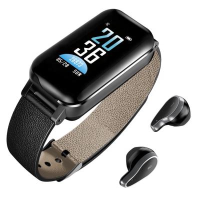 China Free In-ear Sample 2 in 1 Earphone Smart Watch Watches Earbuds Bracelet for sale