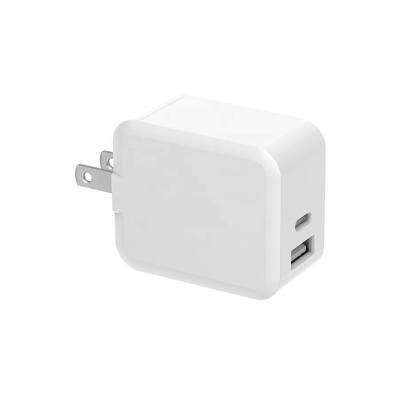 China 30w Type C Home Use Phone Charger PAD Unique Design White Fast Charger Dual USB Wall Charger For Android For European for sale