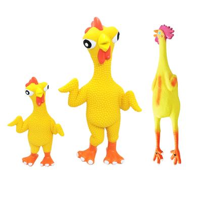 China Viable Toy Screaming Chicken Screaming Desperate Molar Durable Chicken Dog Puppy Noise Toy Pet Supplies for sale