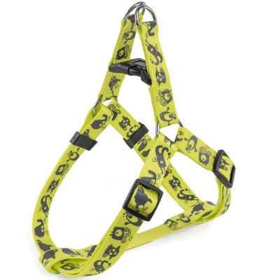 China New Stocked Design Breathable Green No Pull Chest Easy Walk Dog Harness For Large Dog Adjustable Reflective Tactical Dog Harness for sale