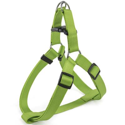 China Stocked Heavy Duty Green Nylon Rope Dog Training Collar Leash Set For Small Medium Dogs for sale