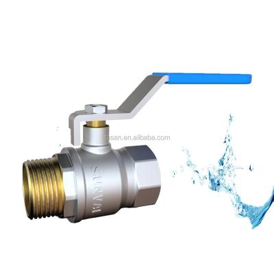 China General S1106 05 Cheapest Price High Quality Forged Brass Ball Valve for sale