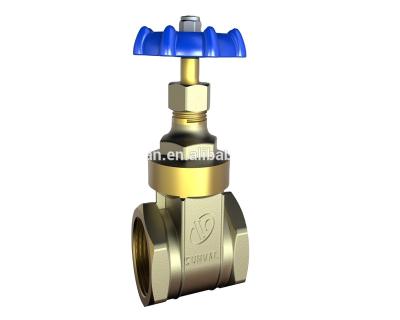 China S5110 4 Inch General PN 16 Extend BSP Thread Oil And Gas Pipeline Brass Water Gate Valve for sale