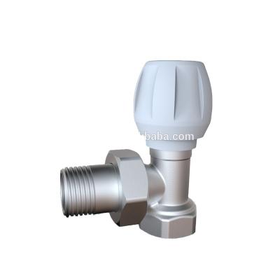 China S3209 General Brass Radiator Three Way Manual Angle Valve for sale