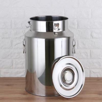 China Sustainable 201 Sealed Stainless Steel Oil Drum , Baijiu Milk Tank for sale