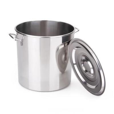 China Sustainable Stainless Steel Soup Pot And Soup Bucket for sale