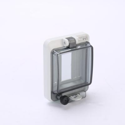 China IP67 Transparent Protective Window Cover Electrical PC Material 2ways Circuit Breaker Box YKW-03A for sale