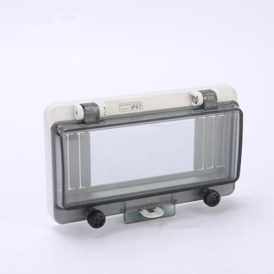 China IP67 Transparent Protective Window Cover Electrical PC Material 8ways Circuit Breaker Box YKW-08A for sale