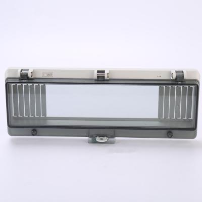 China Pc 16 Way Ip67 Transparent Contact Protection Window Hood For Distribution Box for sale