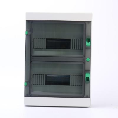 China Outdoor Electronic Equipment HA-24WAYS IP66 waterproof outdoor 420*298*140mm 24Way Plastic Combiner Box junction box electrical distribution box for sale