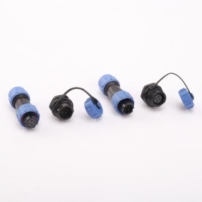 China Automotive SP13 Aviation connector SP1310 SP1312 IP68 Waterproof round wire connector for sale