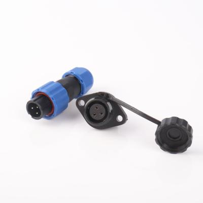 China Automotive SD13 Flanged IP68 waterproof male/female aviation plug socket connector for sale