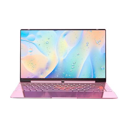 China Camera AIWO Sliver 14 Inch 1920*1080 Computador Portatil Laptop Notebook Pink Core I7 7500U Ultra Thin Gaming Computer for sale