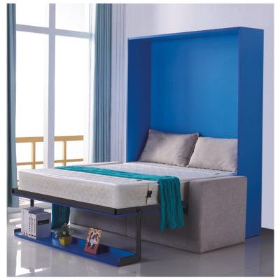 China Vertical Horizontal(Height)Adjustable Wall Bed Modern Design Folding Hideout Murphy Bed With Sofa Set for sale