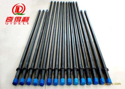 China Hexagonal DTH Drill Rods , Diameter 22mm Mining Drill Rod For Taper Bits for sale