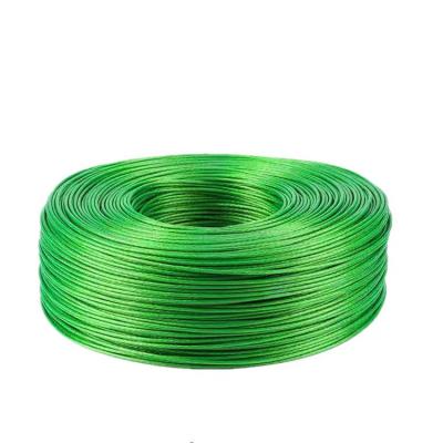 China High Quality Safety Lanyard Sling Wire Rope Household Plastic Coated Wire Rope for sale