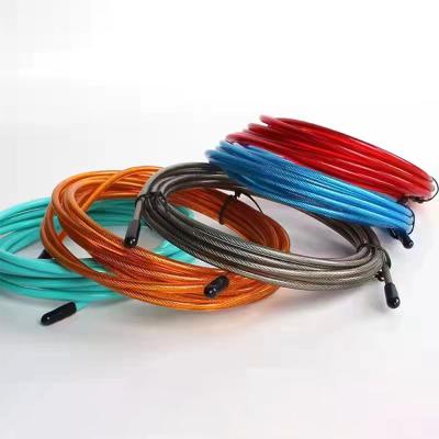 China Household factory direct color plastic wrap steel wire rope PVC/PP/PA/TPU coated stainless steel cable for sale