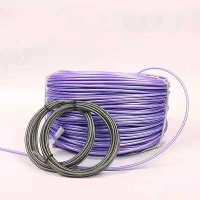 China Household Wire Rope Wire Rope Clamp 0.8-10mm TPU/PVC/PP/PA Color Plastic Coated Plastic Covered Wire Rope for sale