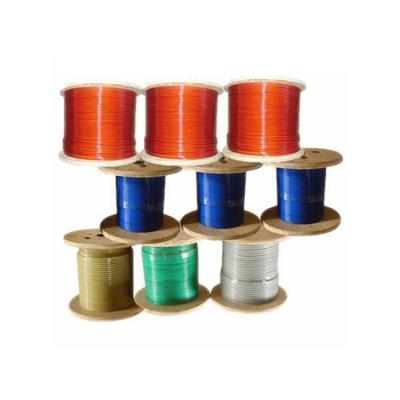 China Household TPU/PVC/PP/PA Coated Plastic-Coated Wire Rope 0.8-10mm Wire Clothesline for sale