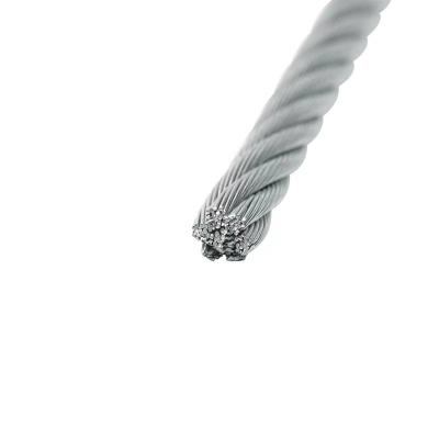 China Household 1X7, 1X12, 1X19, 6X7, 7X7 Construction Steel Wire Rope Galvanized / Non-Galvanized Steel Wire Rope Wire for sale