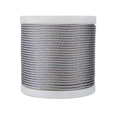 China Household Fence Mesh Wire Stainless Steel Wire Rope Steel Sling Galvanized / Non-Galvanized Wire Rope for sale