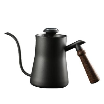 China Mini Stainless Steel Drip Strip Temperature Mouth Coffee Hanging Pot Ear Pot Type Selling Long Mouth Viable Hot Narrow Home Coffee Pot for sale