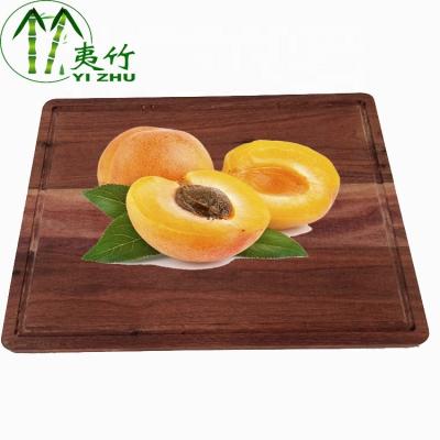 China Three Size Wholesale Walnut Cutting Board Stocked Wood Best Sell Wooden Cutting Plates Cheese Board For Home Kitchen for sale