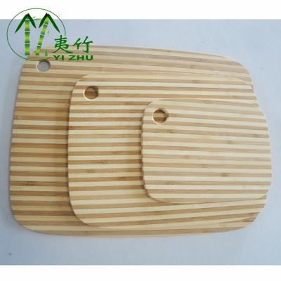 China Stocked Natural Bamboo Chopping Board Chopper Salad Chopping Board Vegetable Fiber Three Size Best Seller for sale