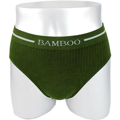 China Antibacterial bamboo fiber underwear brief brief underwear men's quantity OEM design seamless briefs for men for sale