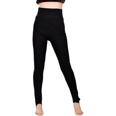 China Soft and Comfortable Ladies Bamboo Fiber Antibacterial Seamless Leggings with Leece Linde Black Leggings for sale