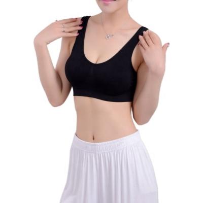 China Women's Clothing QUICK DRY Breathable Bamboo Fiber Seamless Fitness Bra Sports Bra For Woman for sale