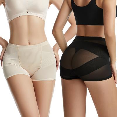 China Antibacterial Women's Shapewear Hip Shaping Body Shaping Panties Mesh Gauze Abdomen Panties Shapewear Legging for sale