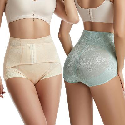 China Antibacterial Women's Shapewear Mid Waist Shaping Reinforced Breasted Waist Body Corset Gaiters Shapewear Panties for sale