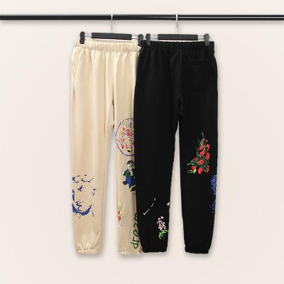 China Women's Pants Breathable High-Waist Printed Loose Wide-Leg Pants Women Plus Size Pants for sale