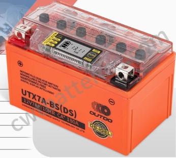 Cina OUTDO UTX7A-BS(DS) Batteria DS-iGEL 12V 7Ah 10HR *CA:180A Nuova parte originale di moto in vendita