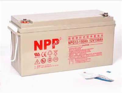 China ODM NPG12-150Ah 12V AA Solar Batteries Gel Deep Cycle For UPS Off Grid for sale