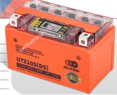 Cina OUTDO UTZ10S(DS) Batteria ricaricabile 12V 8,6AH Nuova batteria originale di colore arancione per moto in vendita