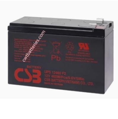 Cina 12V 9AH CSB UPS12460 F2 VRLA Batterie Valvola regolato acido piombo ricaricabile in vendita