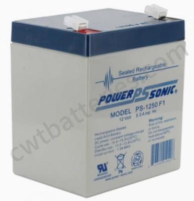 China POWER SONIC PS-1250 F1 AGM VRLA Baterias de chumbo 12v 7AH 5AH à venda